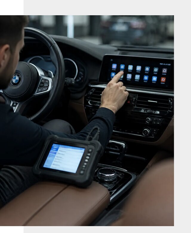 Установка приложений и мультимедиа сервисов BMW в Мысках