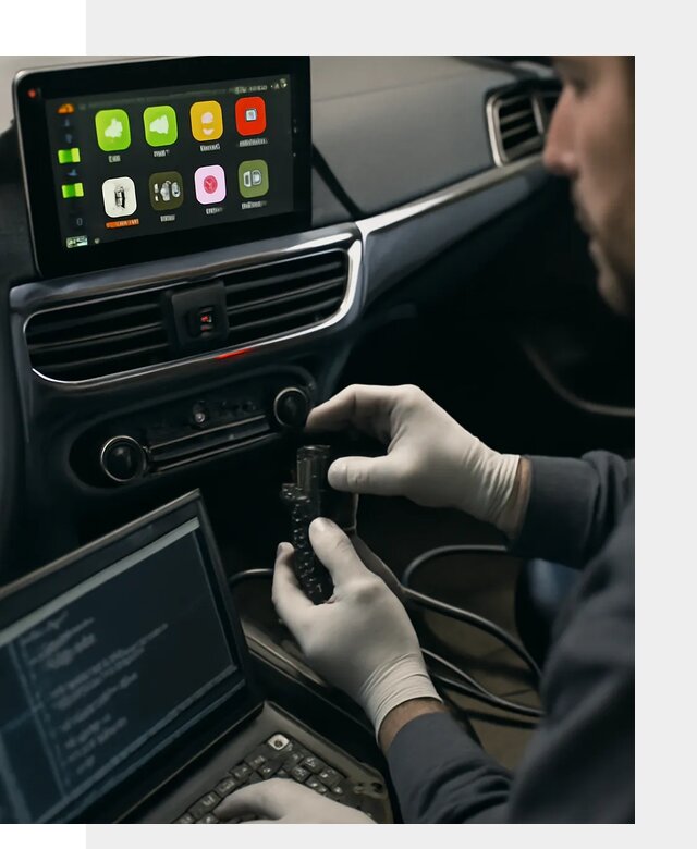 Активация Apple CarPlay в Мысках для штатной мультимедиа