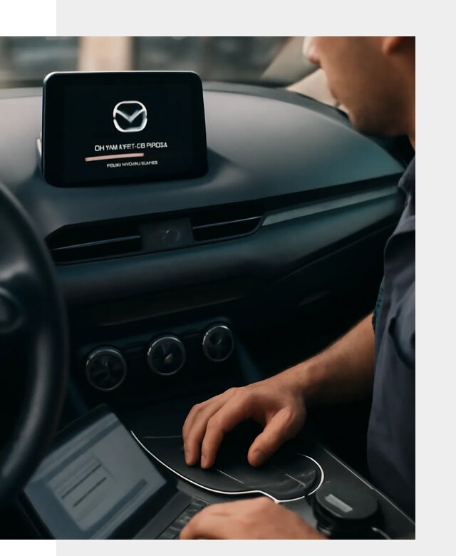 Установка приложений Mazda на мультимедийную систему в Мысках